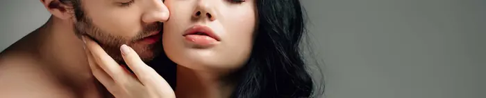 Close-up representing private adult fantasy chat